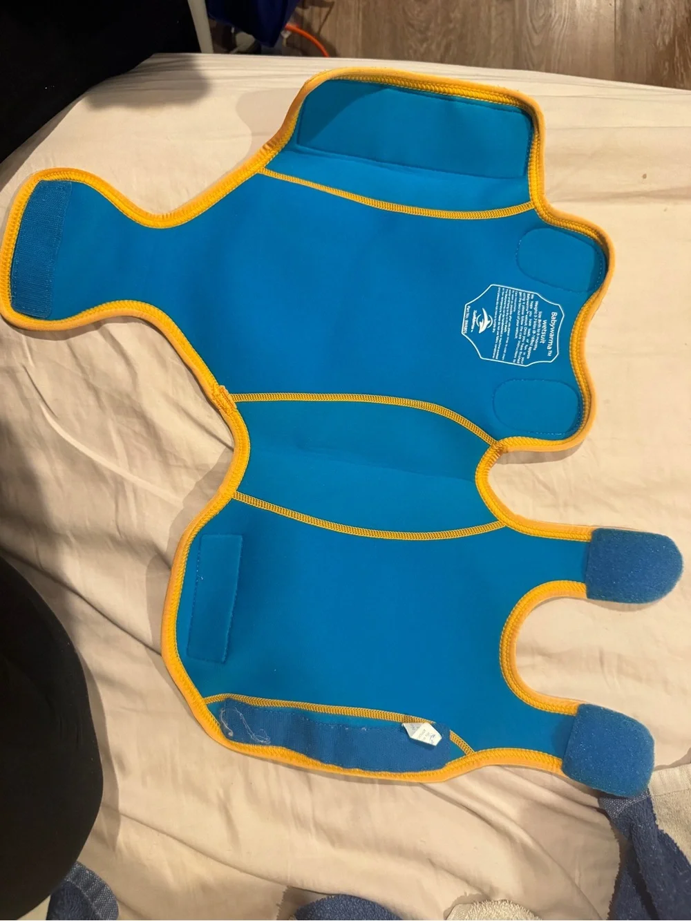 Baby Blue & Orange Swim Warm Wetsuit